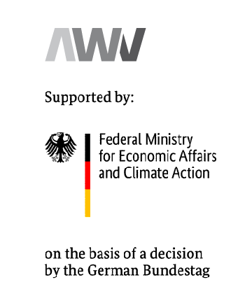 AWV gefördert durch Bundesministerium für Wirtschaft und Klimaschutz Logo
